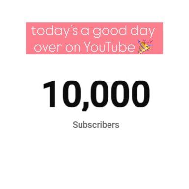 🎉 10,000 subscribers over on YouTube today 🎉

That feels good. Come join us 👍

Link in bio ⬆️ 

#bigday #youtube #milestone