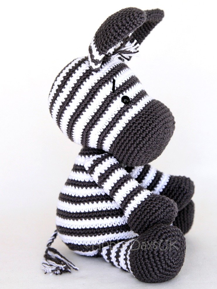 USA PATTERN - Amigurumi Crochet Zebra product image (4)