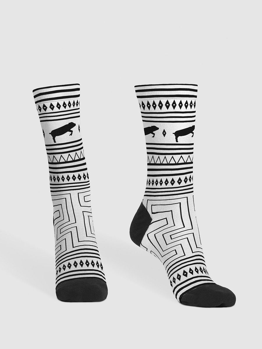 Epicurean Amphora Design (Premium Sustainable Crew Socks) product image (4)