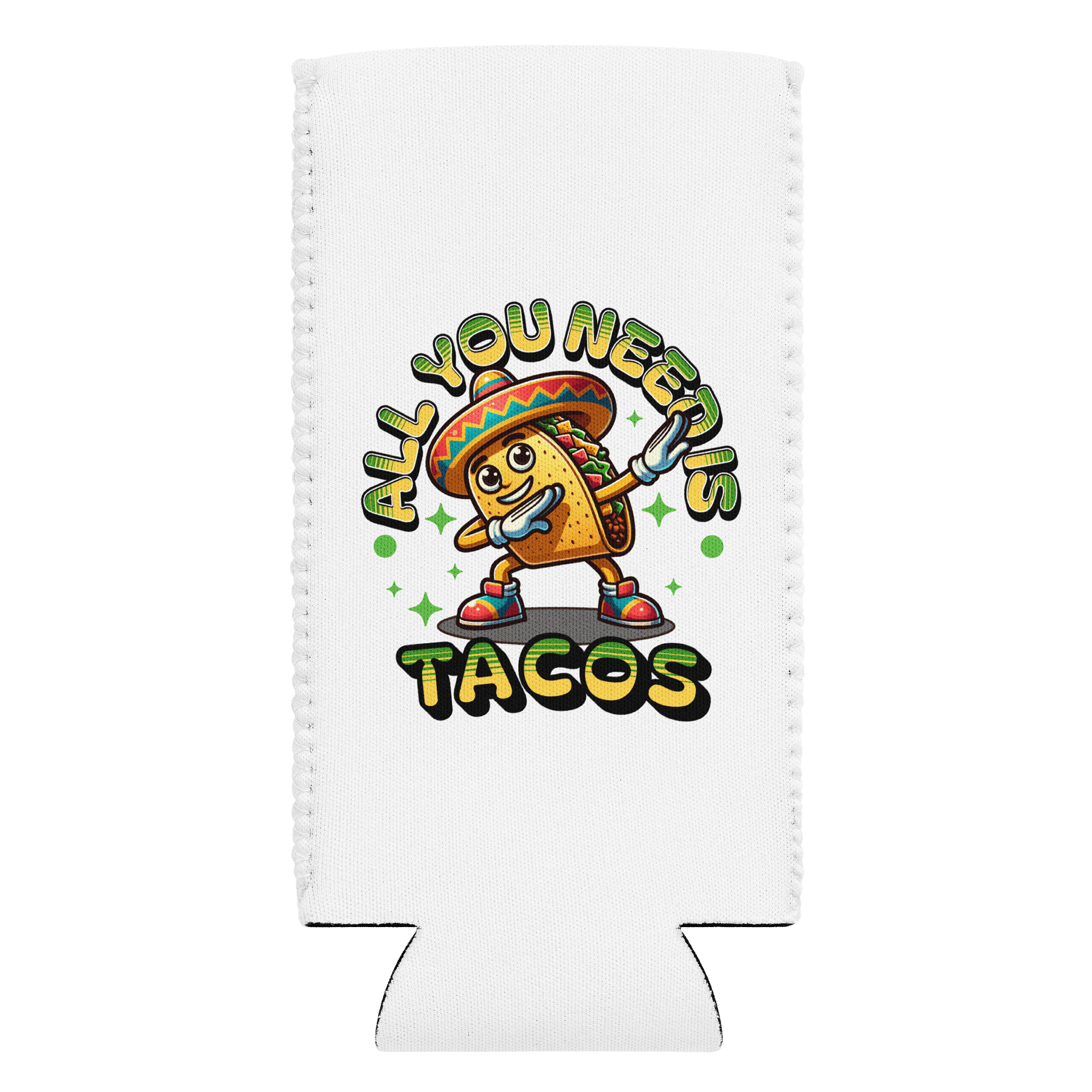 All You Need Is Tacos Fiesta Coozie Can Cooler product image (1)