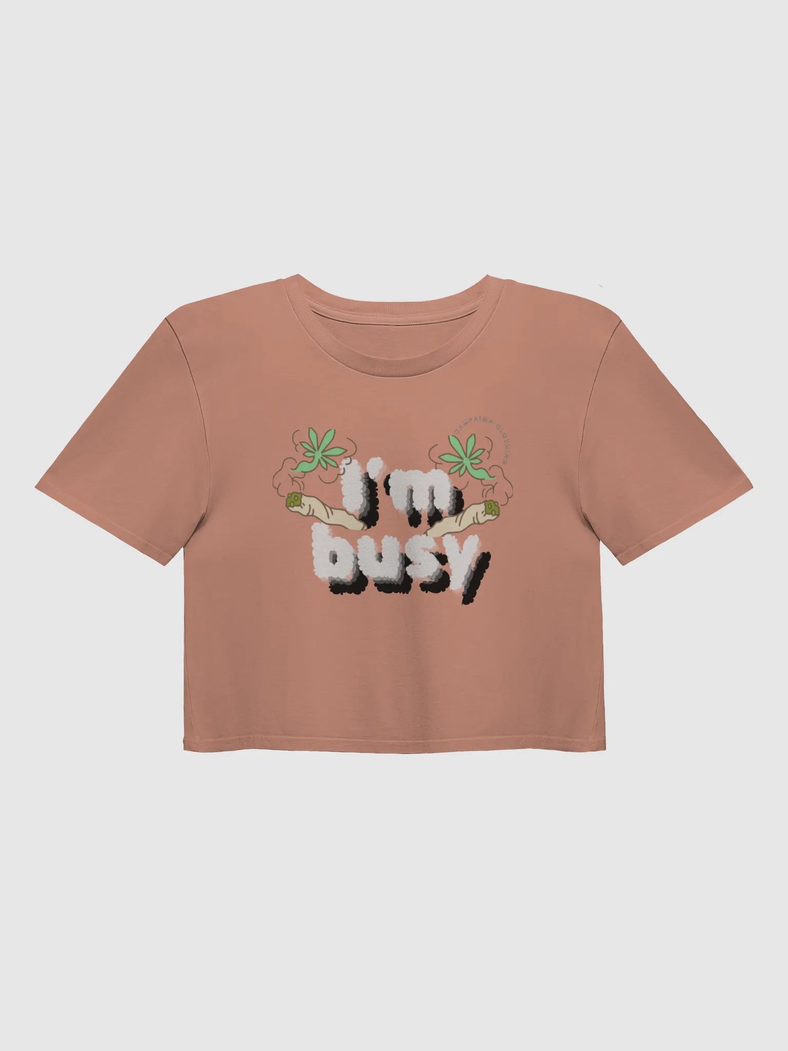 [Stoner's Haven] I'm Busy Crop Top product image (2)