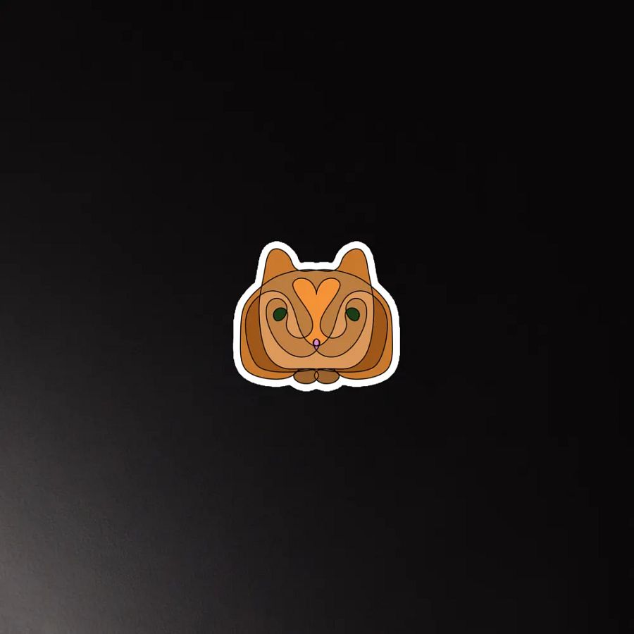 Symmetry Loaf Cat Magnet product image (3)