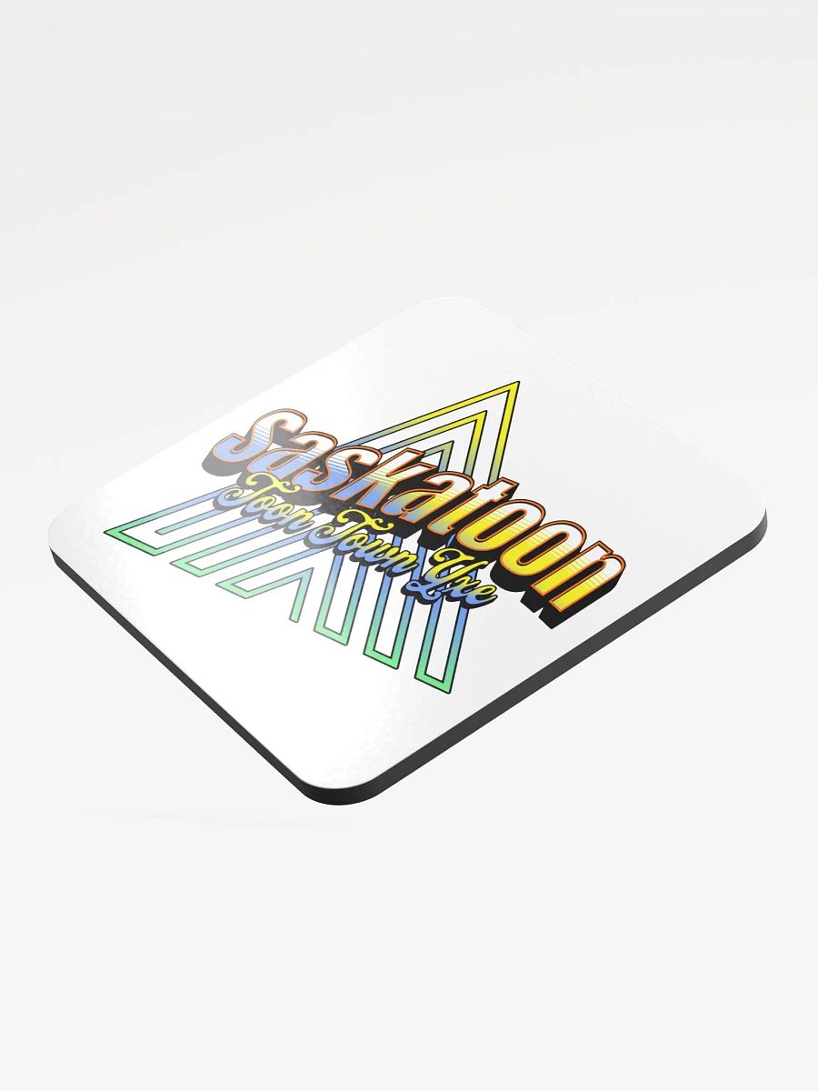Saskatoon Toon Town Yxe Chic Cork Coaster product image (4)