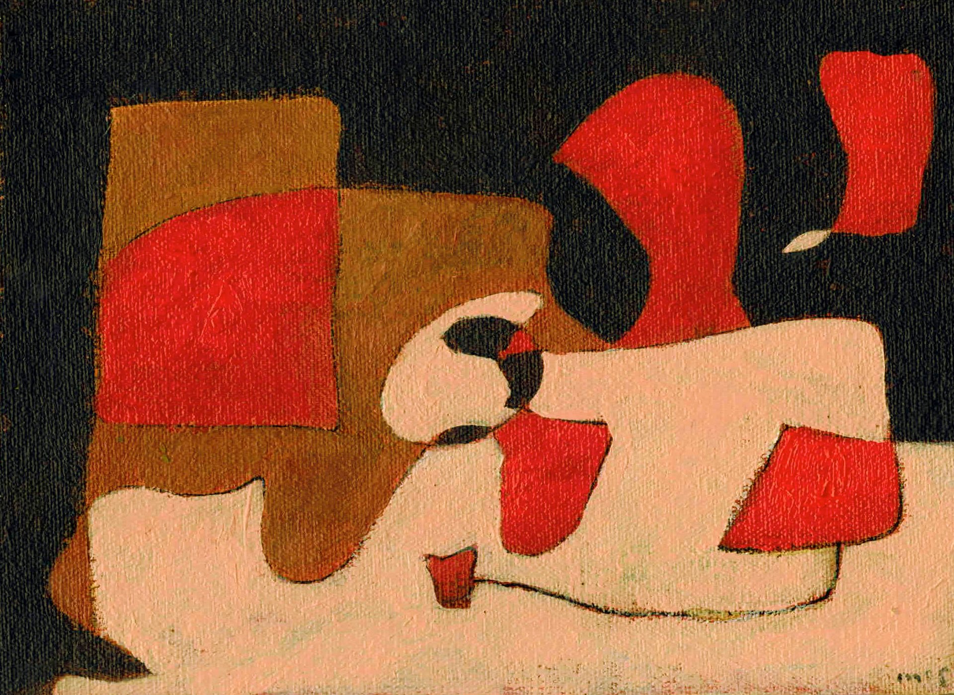 241030B Earth Colour Abstration. Original Study Artwork. product image (1)