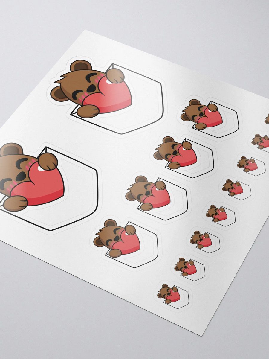 Drybear Pocket Love Sticker Sheet product image (3)