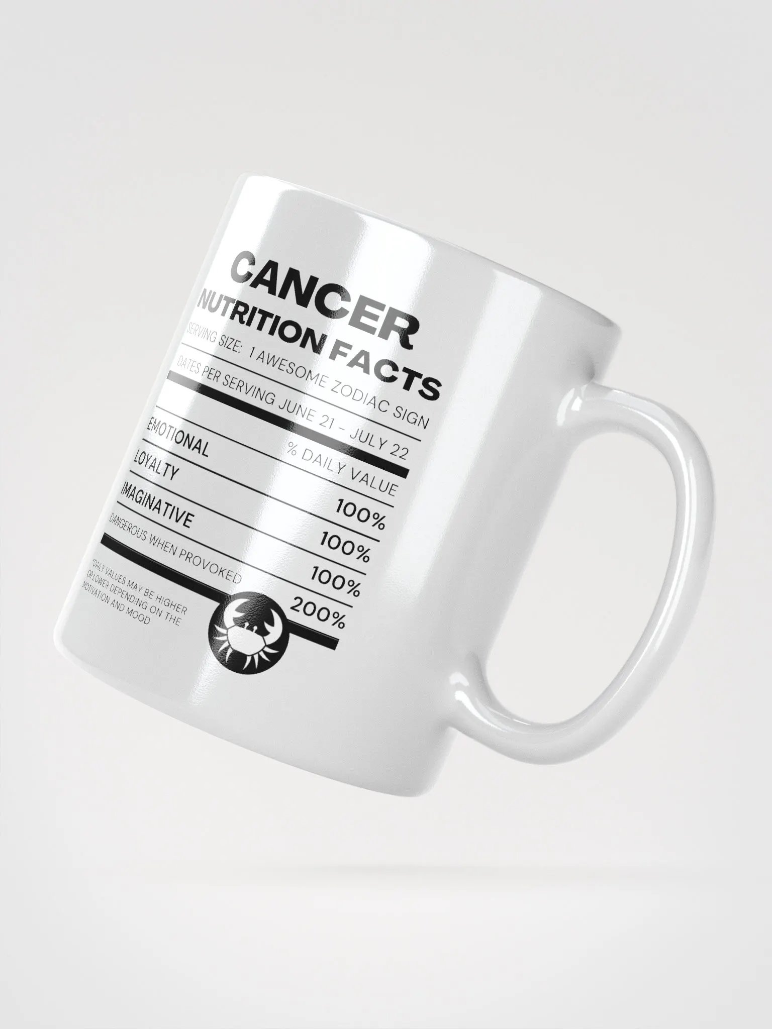 Cancer Nutrition Facts Mug product image (3)
