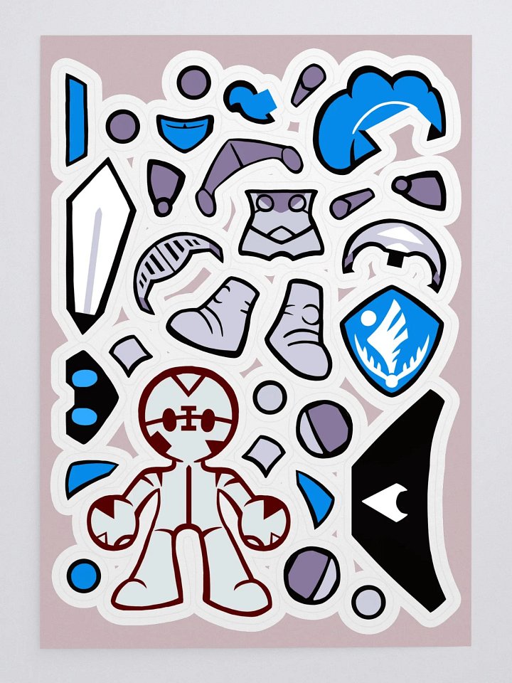 Sticker Hero "First Knight" Vinyl Sticker Model Kit product image (1)