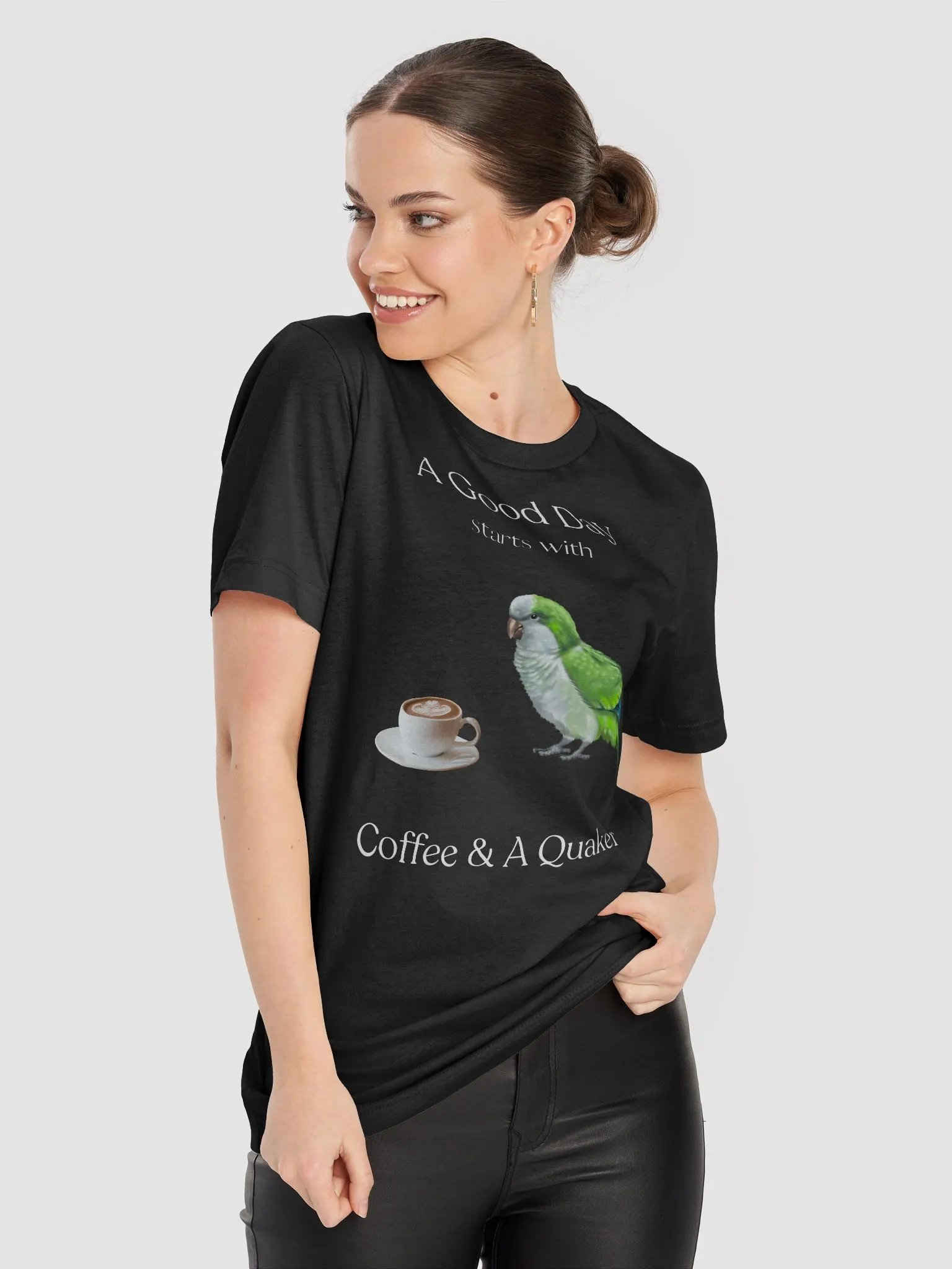 A Good Day Quaker Coffee T-Shirt product image (5)