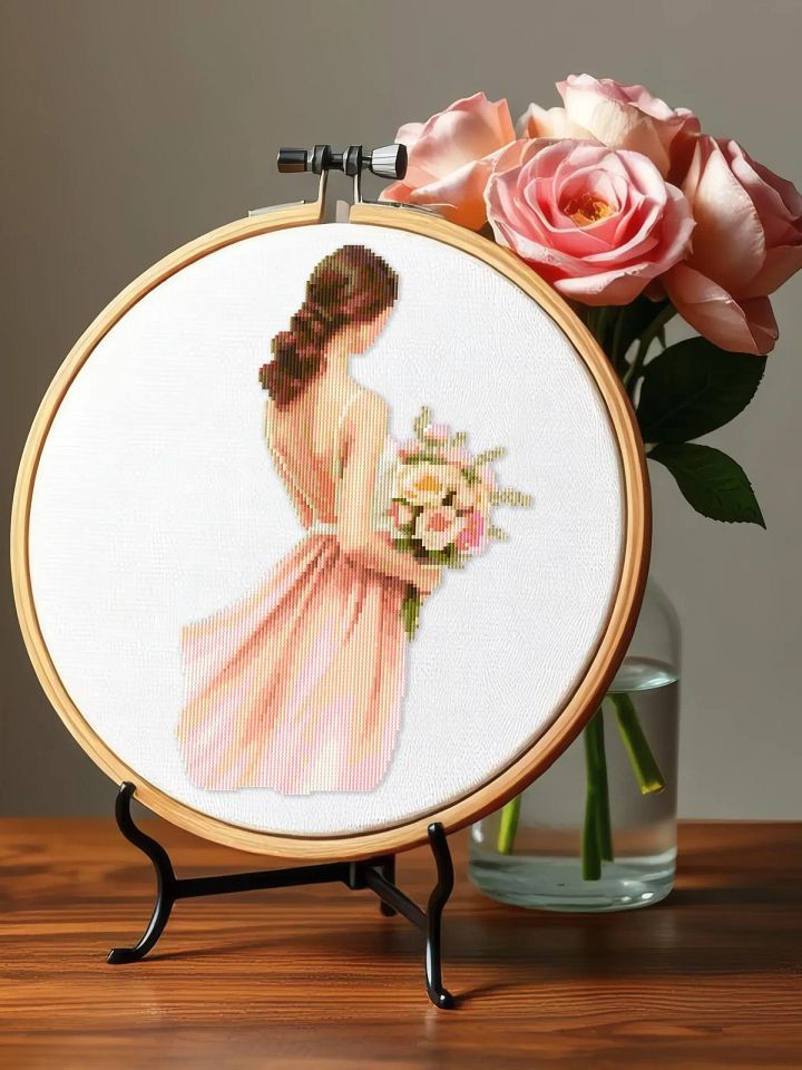 Girl Holding Flowers product image (1)