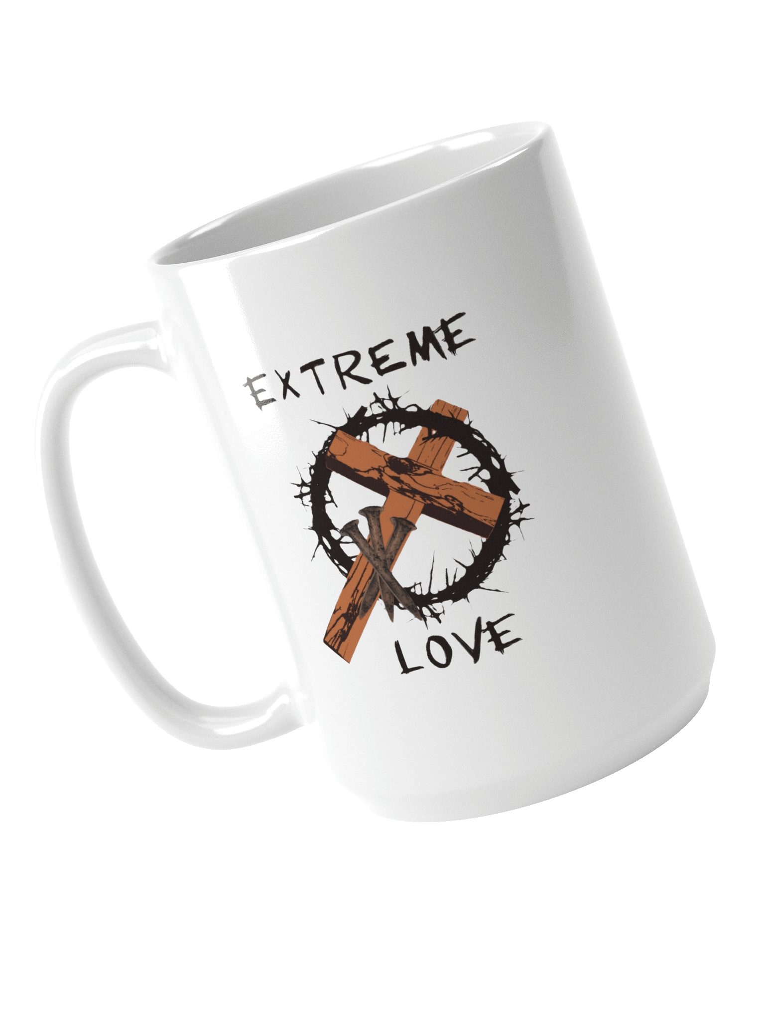 Extreme Love Wooden Cross Mug product image (4)