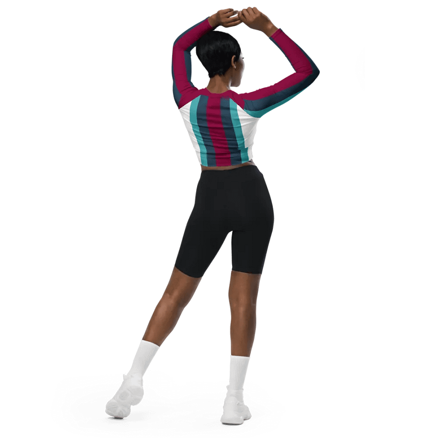 Symmetric Stripes Eco-Friendly Crop Top product image (5)