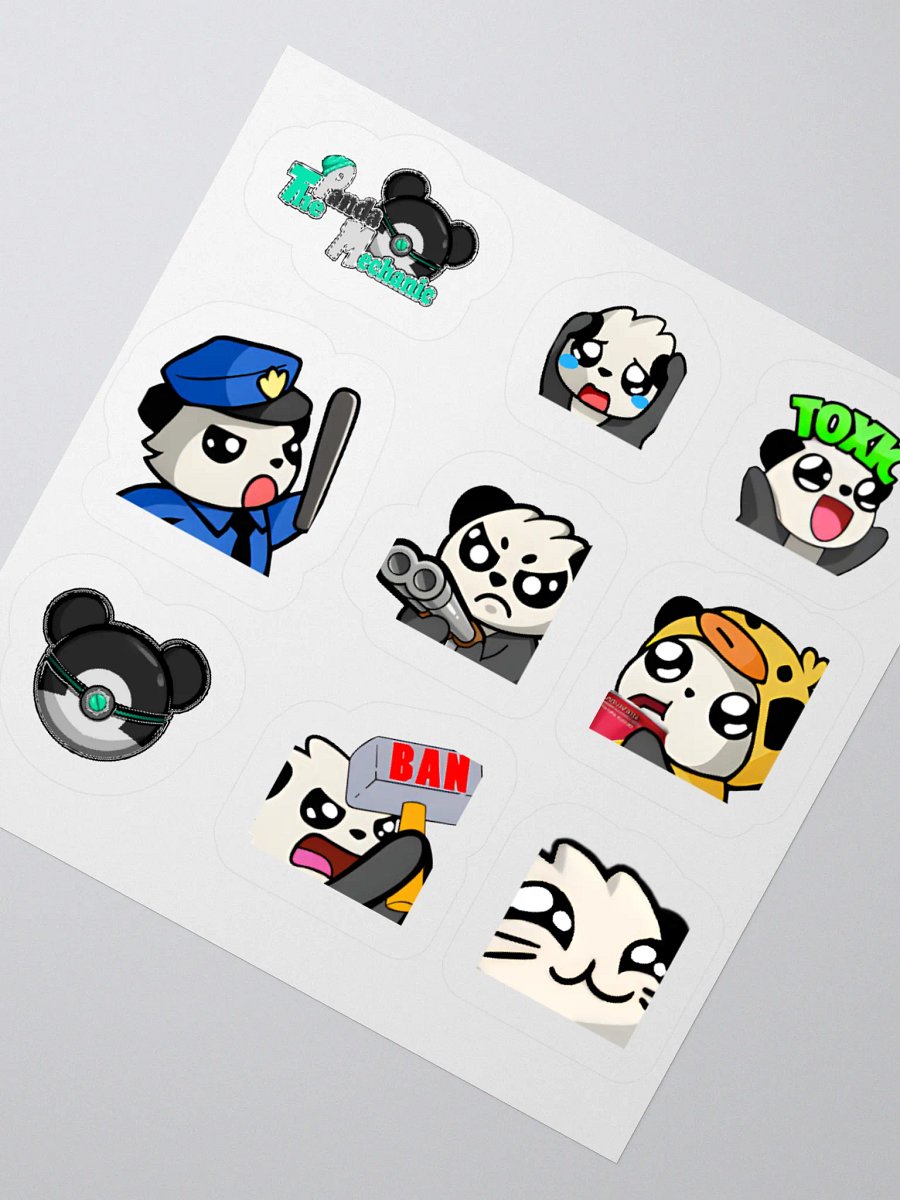 Panda Mechanic sticker sheet product image (6)