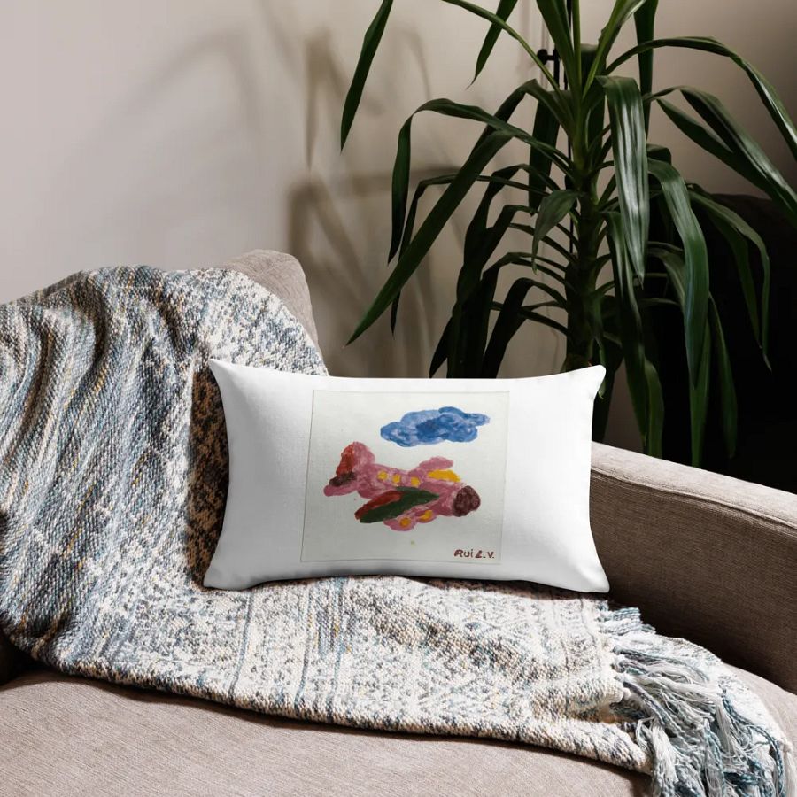 Kid Airplane (All-Over Print Premium Pillow Case) product image (3)