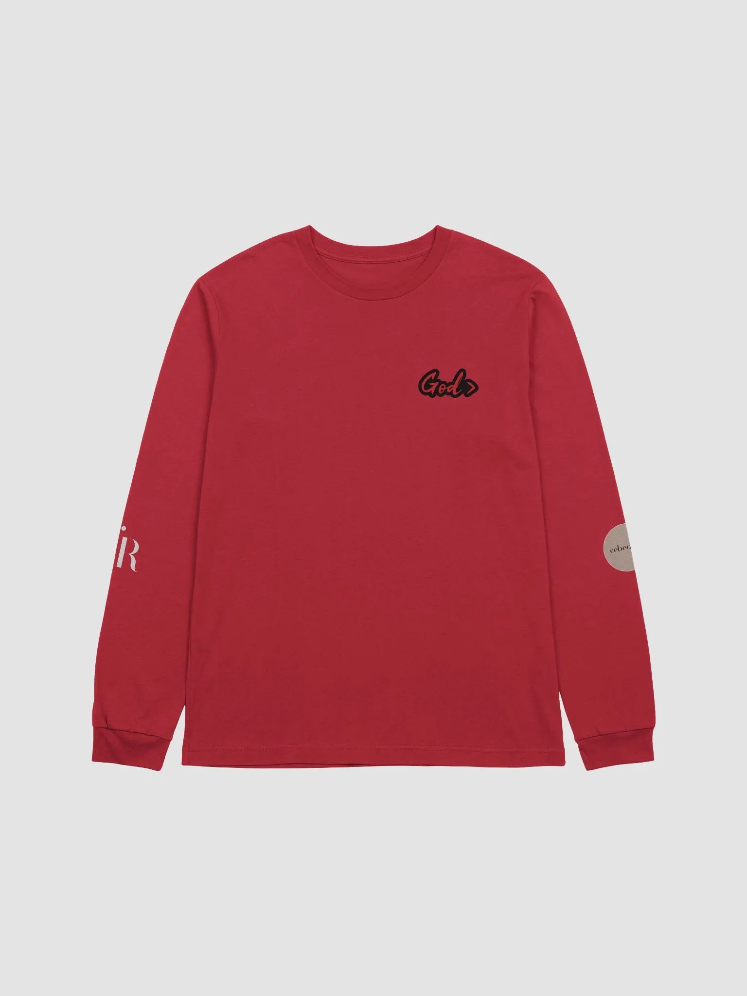 God > ALT Long Sleeve - (RED TEXT) product image (6)