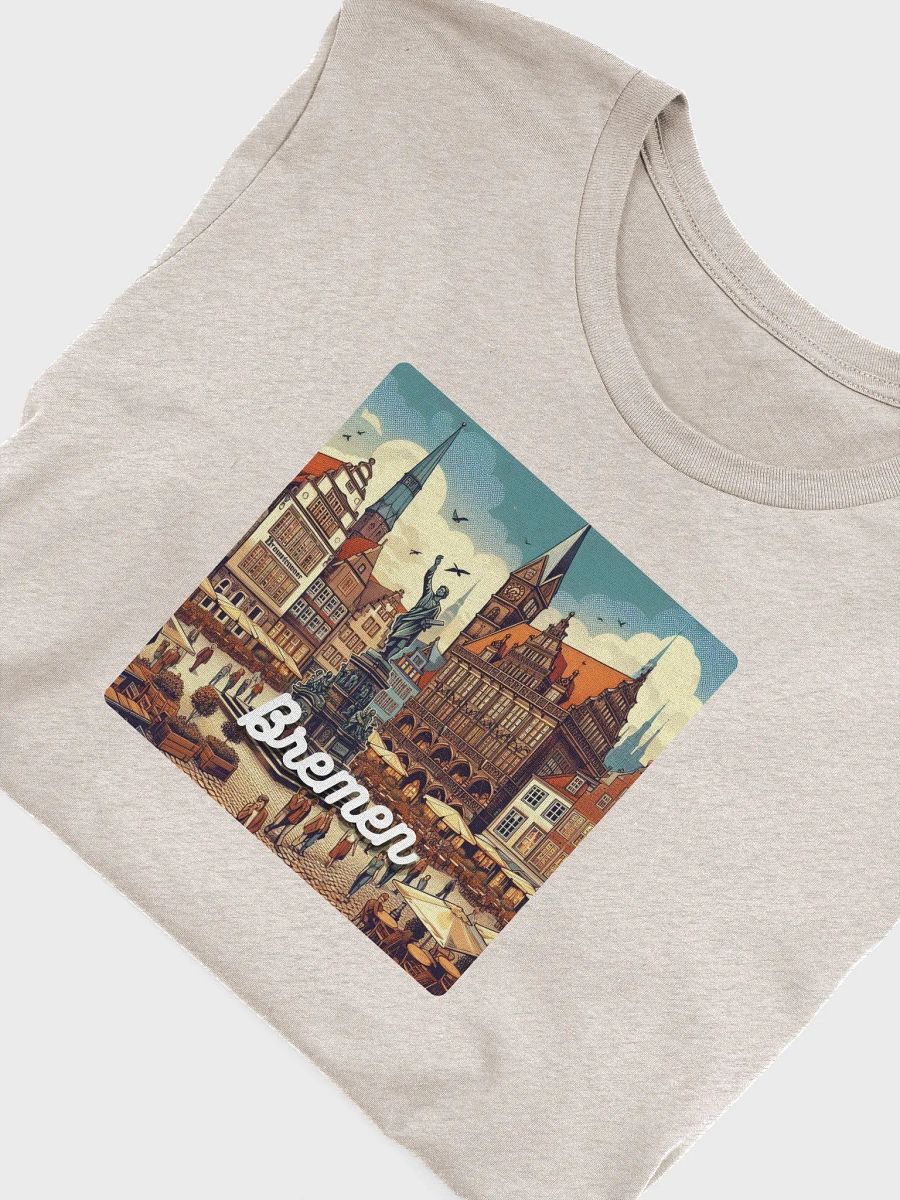 Bella+Canvas Supersoft T-Shirt | AI Design Bremen city product image (5)