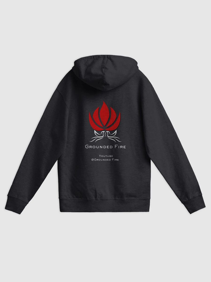 Grounded Fire Logo Zip Up Hooded Sweatshirt product image (2)