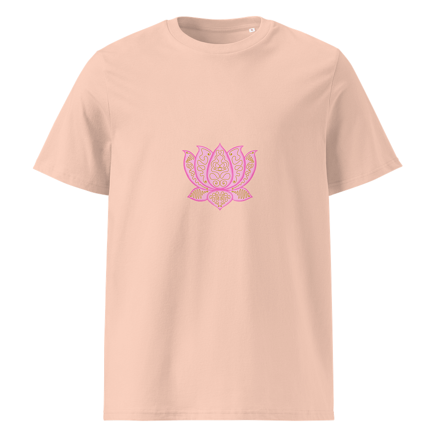 Golden Lotus Unisex Organic Cotton T-Shirt product image (1)