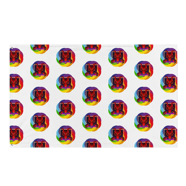 PRIDE Dice Dragons Patterned Flag product image (1)