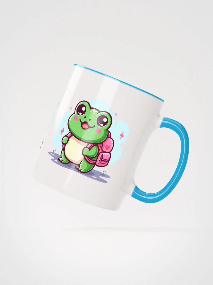 Cheerful Trekker Frog Mug product image (12)
