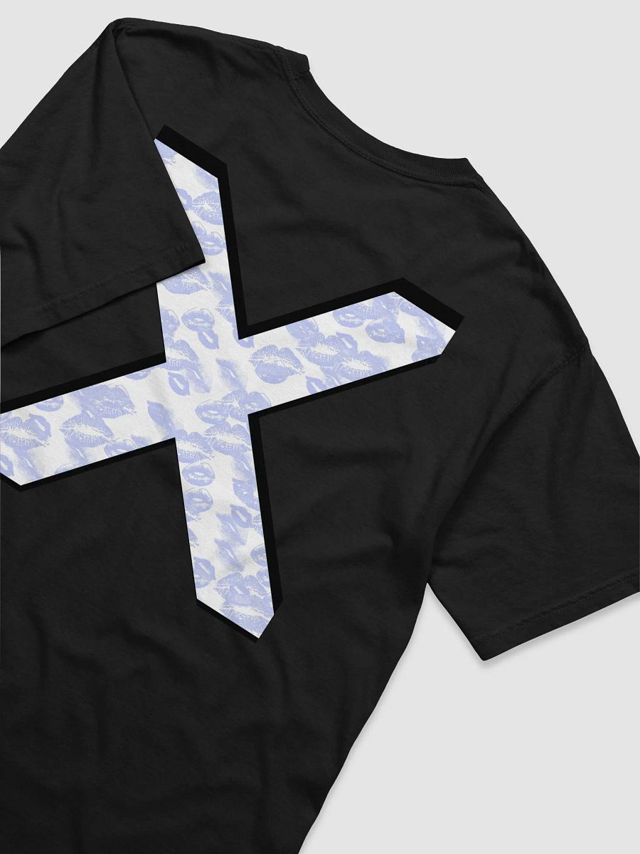 White X Light Blue Lipstick Kisses Shirt product image (49)