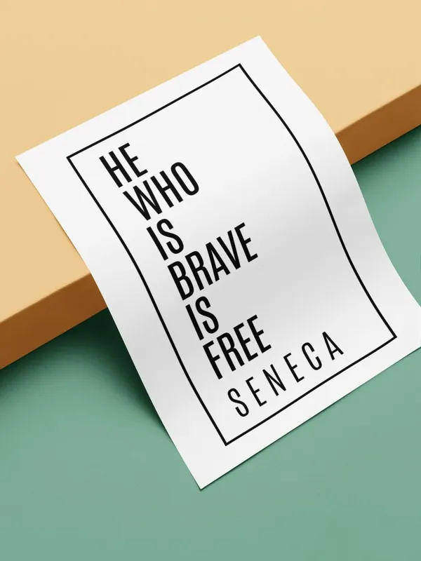 Seneca Stoic Quote Freedom product image (1)
