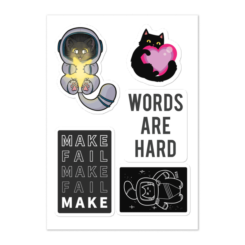 Evan and Katelyn Sticker Sheet product image (1)