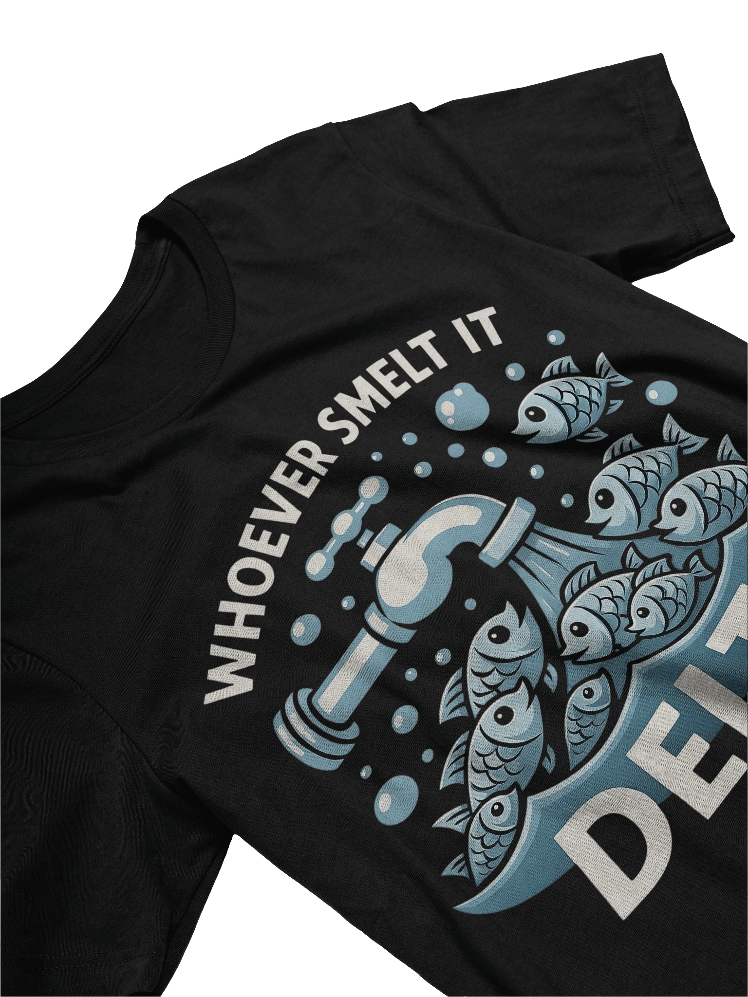 Whoever Smelt It Delta Tee - Black Only product image (4)