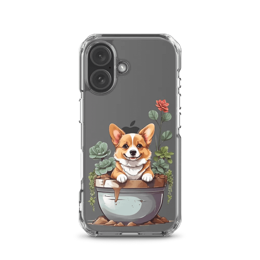 Corgi in a pot iPhone® Case product image (23)