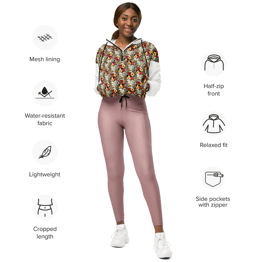 God's Gang | Women's Cropped Windbreaker product image (5)