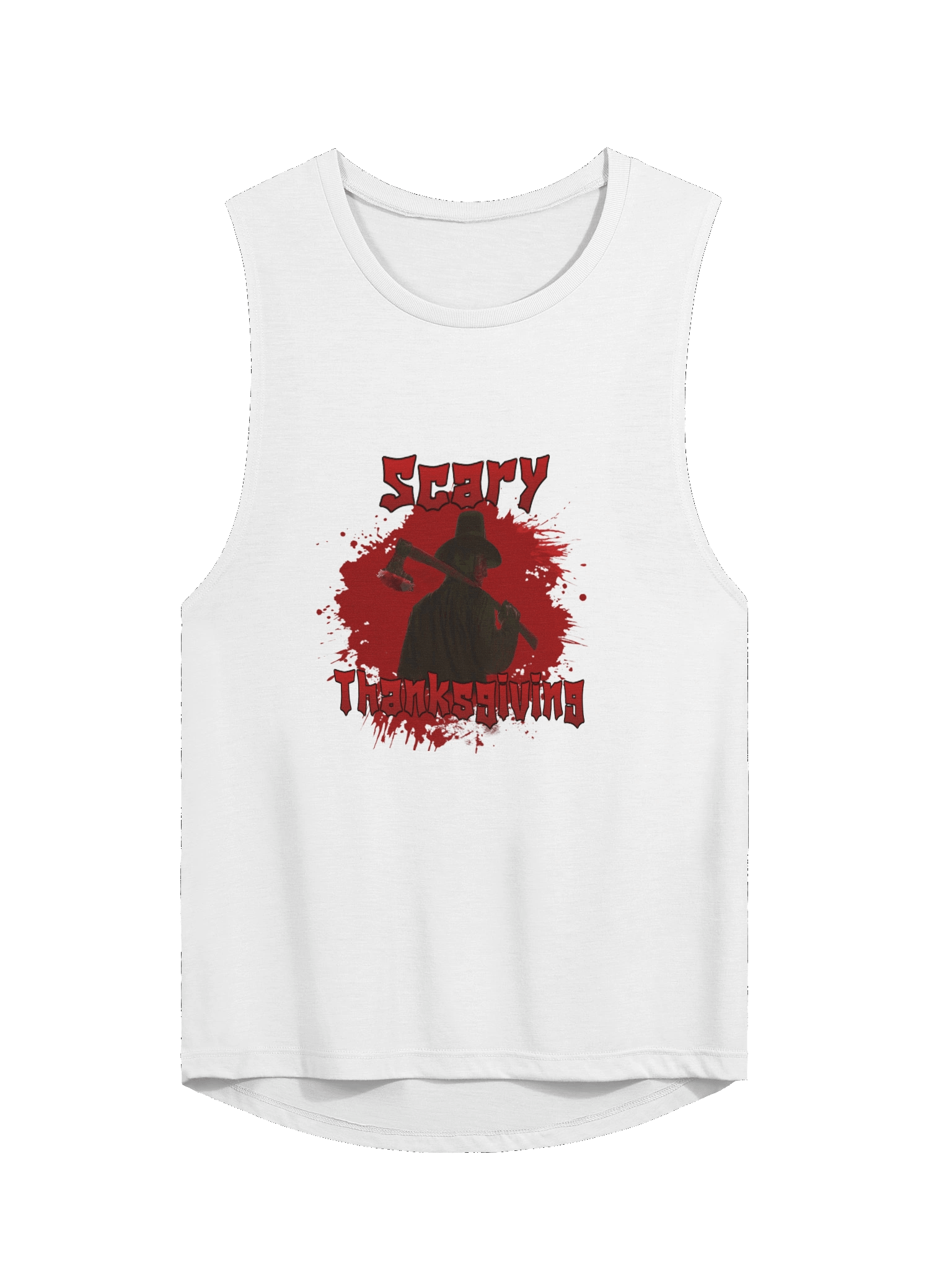 Scary Thanksgiving Axe Flowy Tank product image (1)