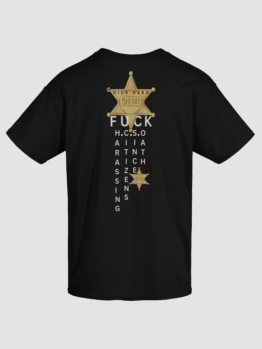 Black Golden Sheriff Badges T-Shirt product image (5)