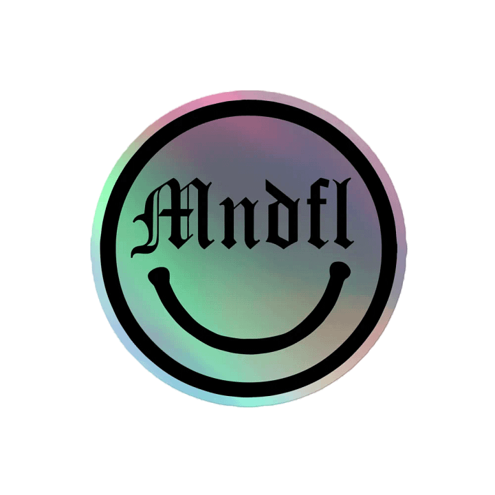 MNDFL Smiley Sticker product image (1)