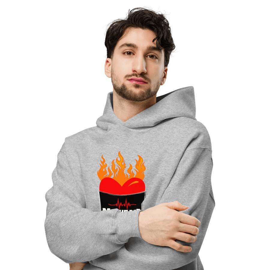 My heart on fire for your love unisex hoodie product image (9)