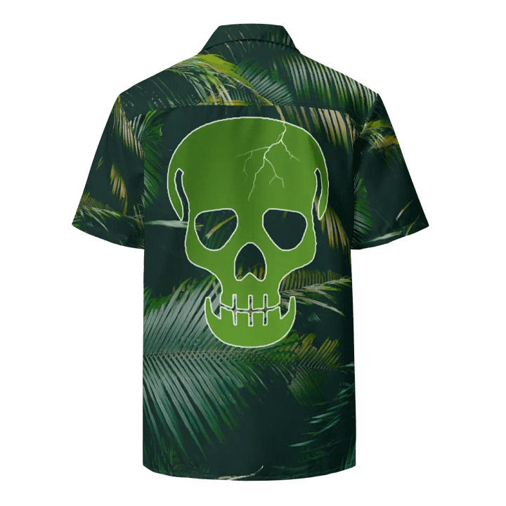 Endangered Species - Mexico - Skull Palm Leaf Hawaiian Shirt product image (1)