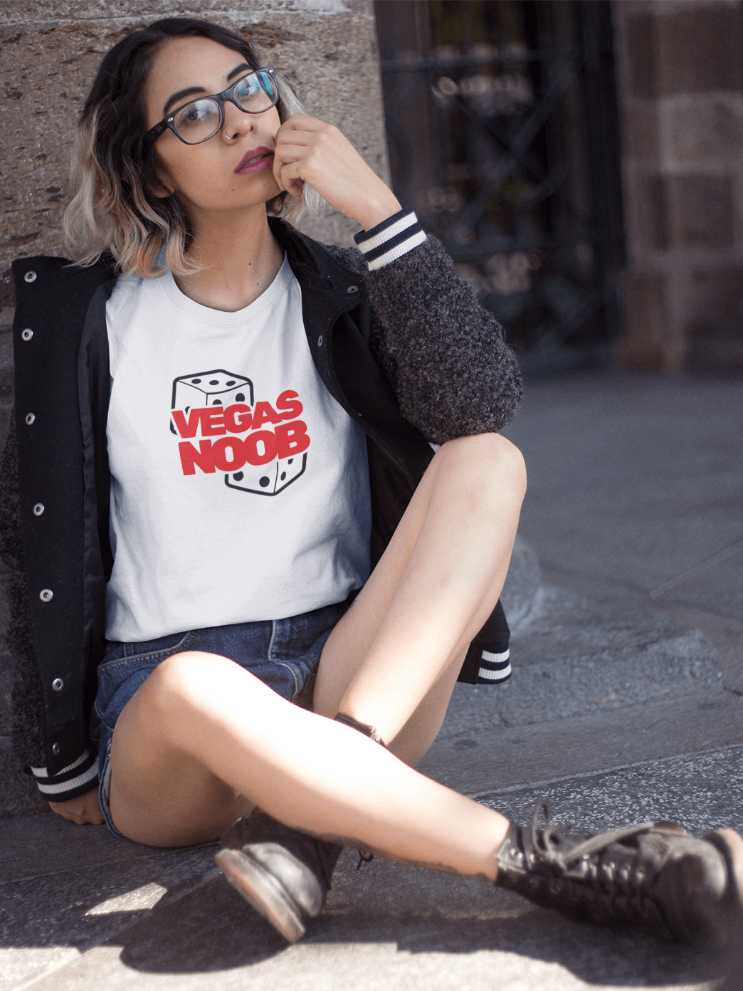 Vegas Noob Rollin' Dice Unisex Cotton Tee product image (6)