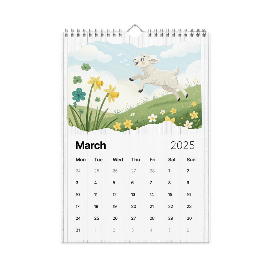 ADORABLE ANIMALS WALL CALENDAR 2026 product image (9)