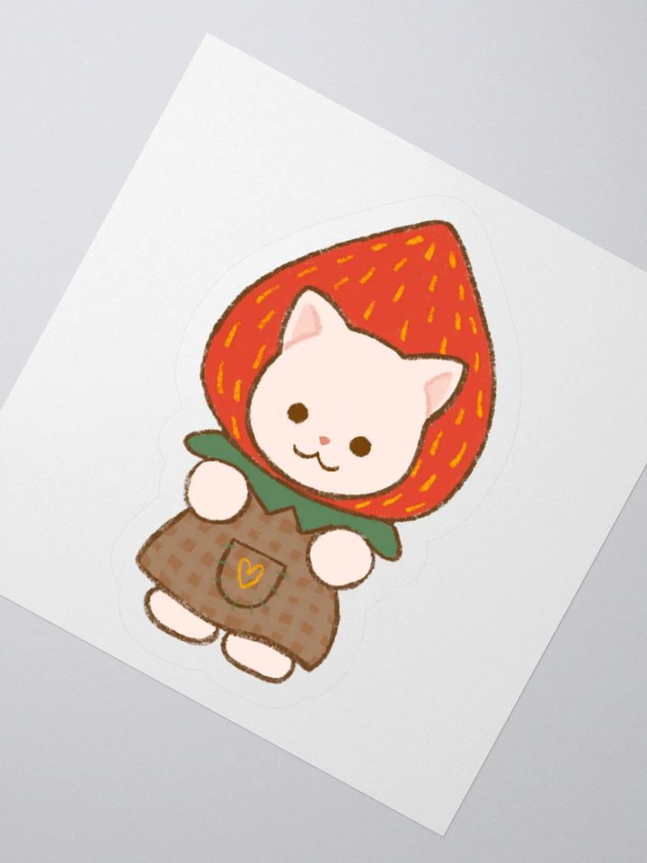 little straberry friend / sticker product image (2)