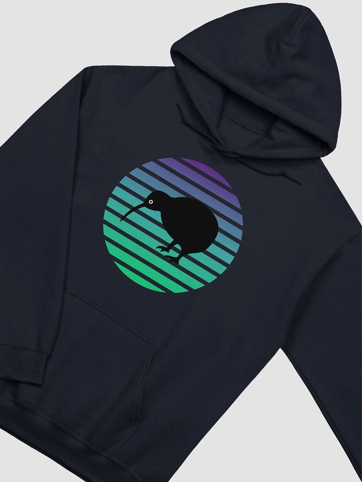 Retro Aqua Blue Sunset and Kiwi Bird product image (2)
