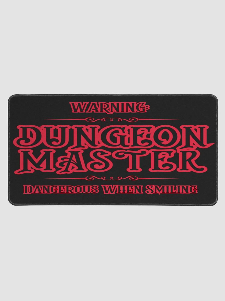 Dungeon Master-Dangerous when smiling Gaming Mat product image (1)