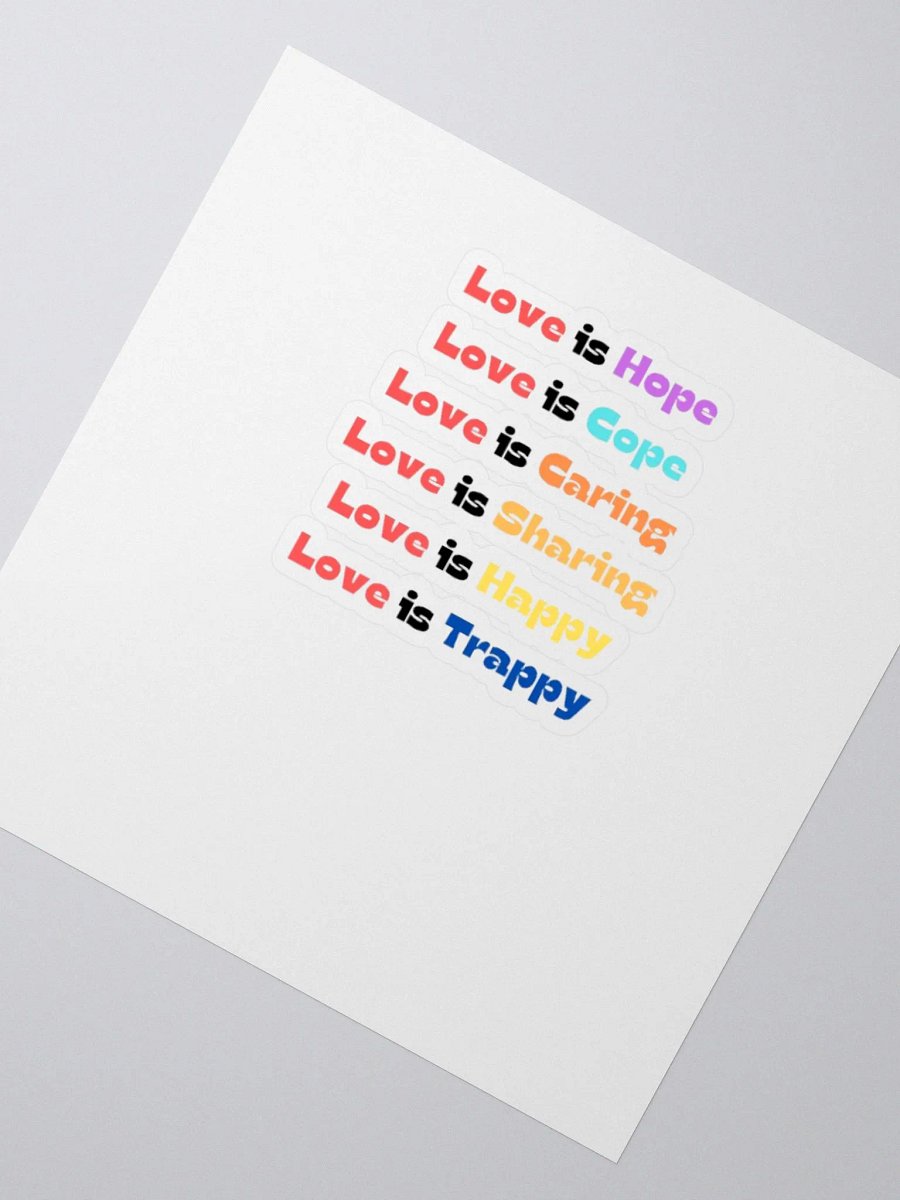 What is love short Sitckers product image (5)