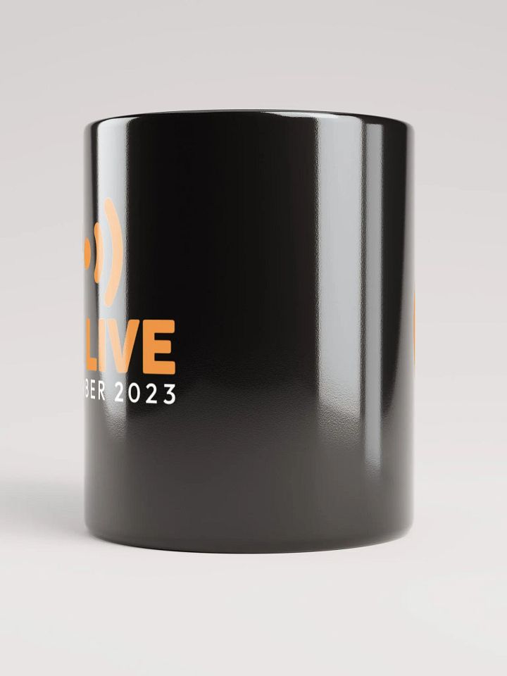 ELA Live September 2023 Black Gloss Mug product image (2)