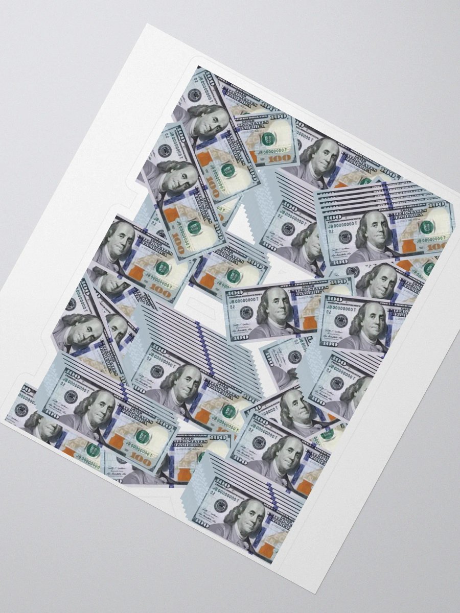 Cash Cascade Sticker product image (2)