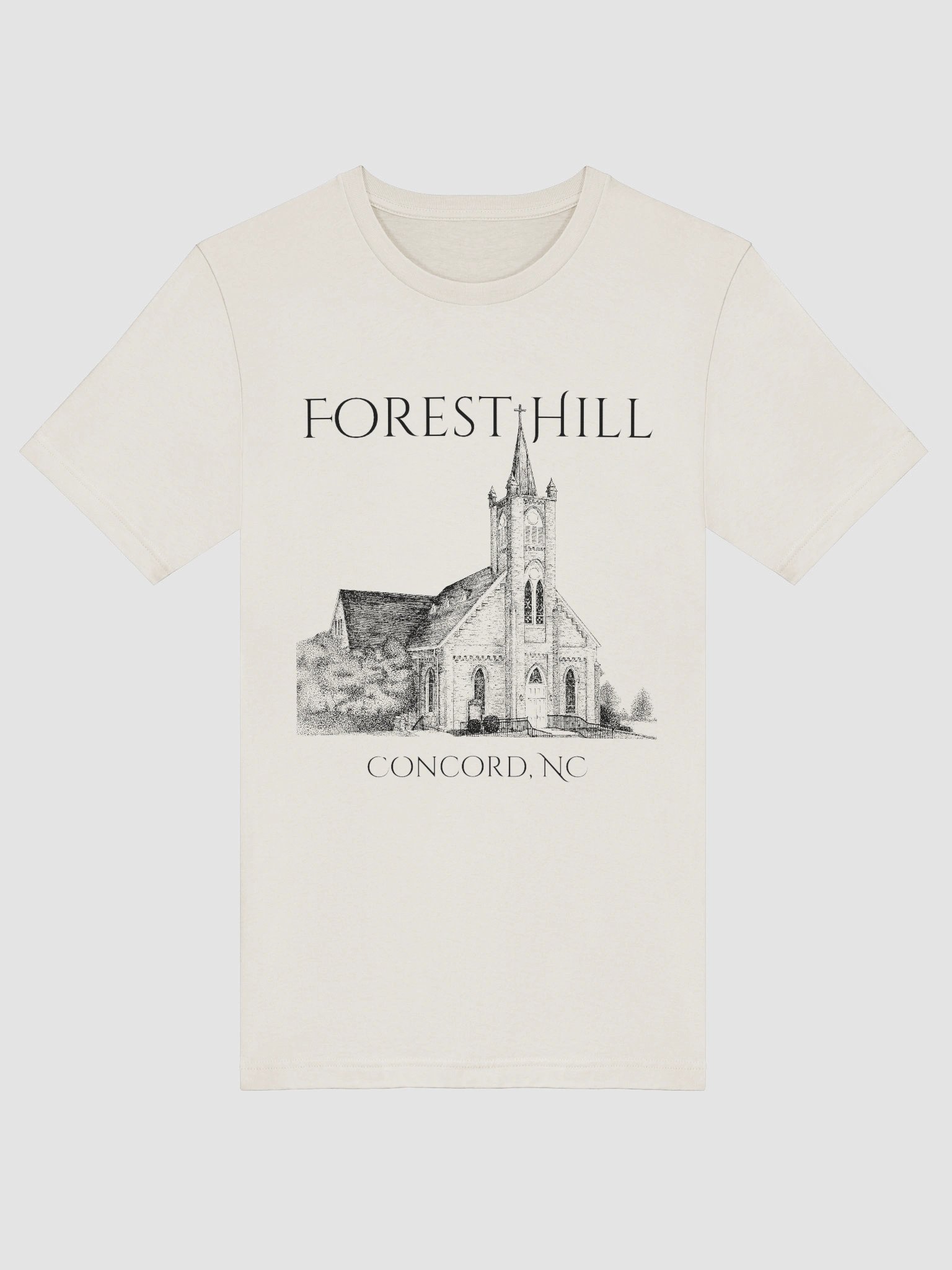 Forest Hill Traditional Illustrated Church T-Shirt product image (47)