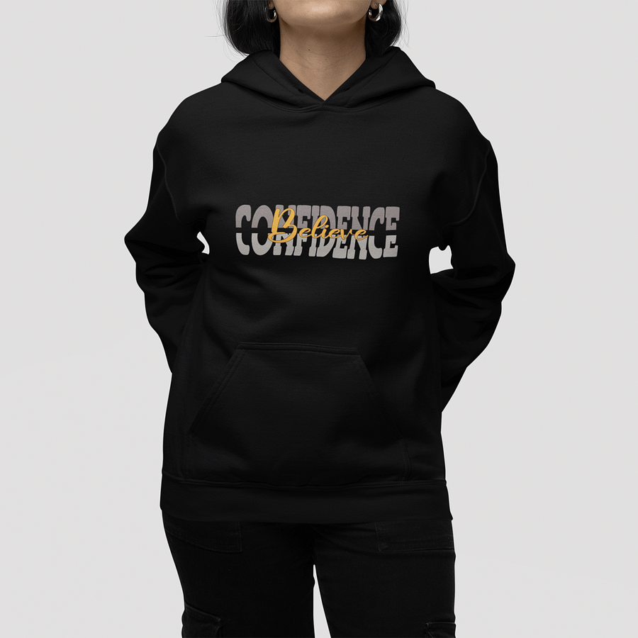 Confidence Believe Design Hoodie #103 product image (2)