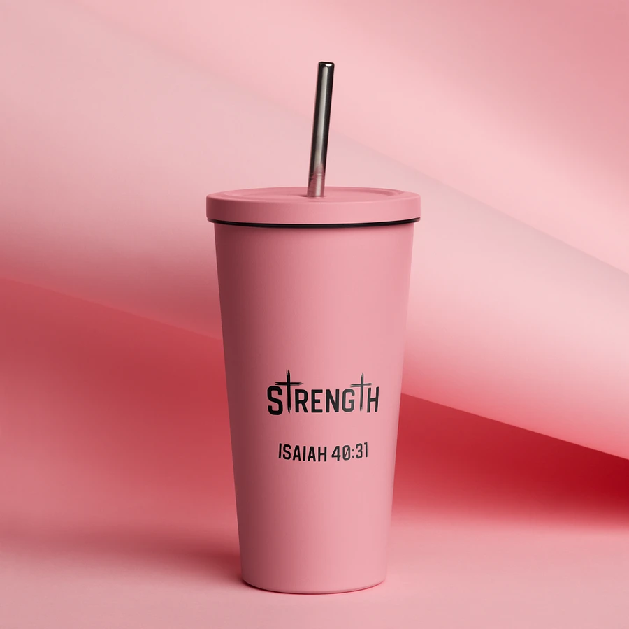 Strength 20 oz. Insolated Cup: Pink product image (14)