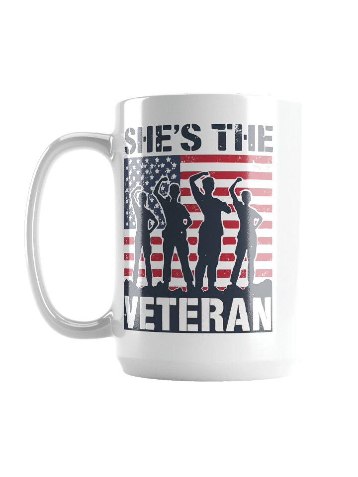 She’s The Veteran Glossy Coffee Mug product image (2)