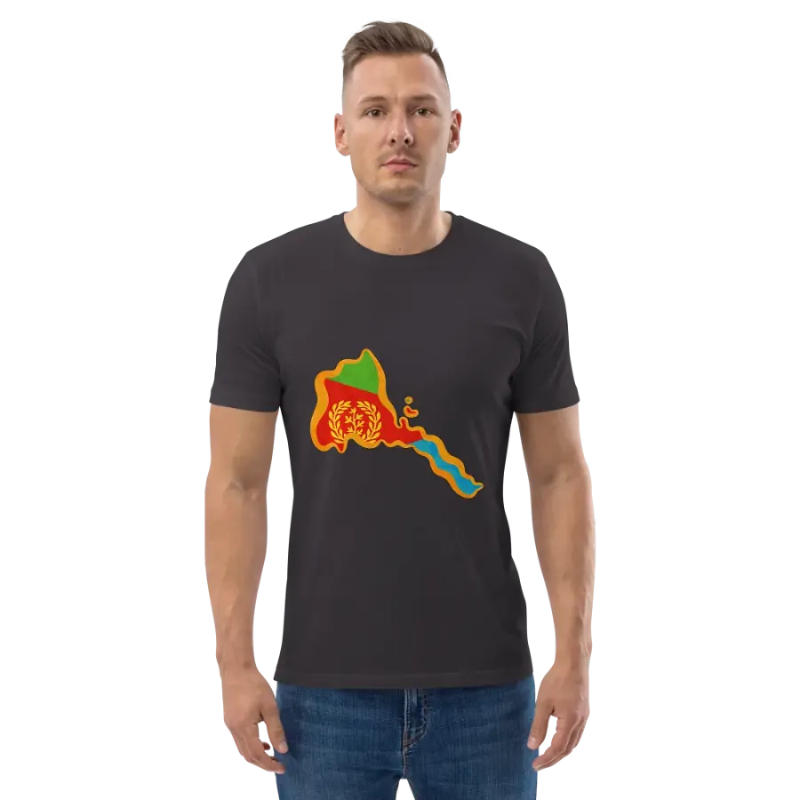 Eritrean Flag Emblem Organic T-Shirt product image (136)