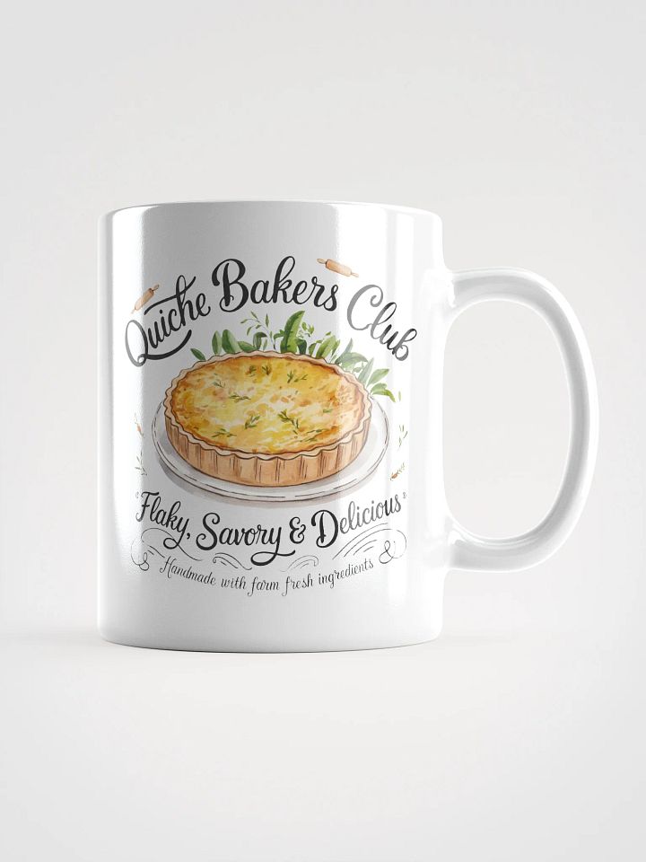 Quiche Bakers Club White Glossy Mug product image (2)