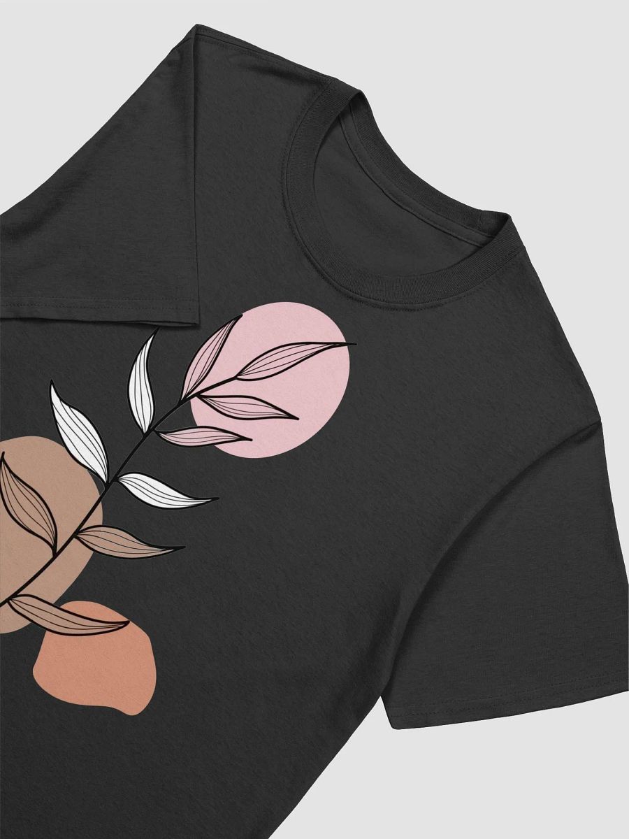 Minimalist Abstract Plant Line Art Shirt, Modern Botanical Design Tee, Simple Plant Drawing T-Shirt, Nature-Inspired Line Art Top, Trendy Minimalist Shirt product image (3)