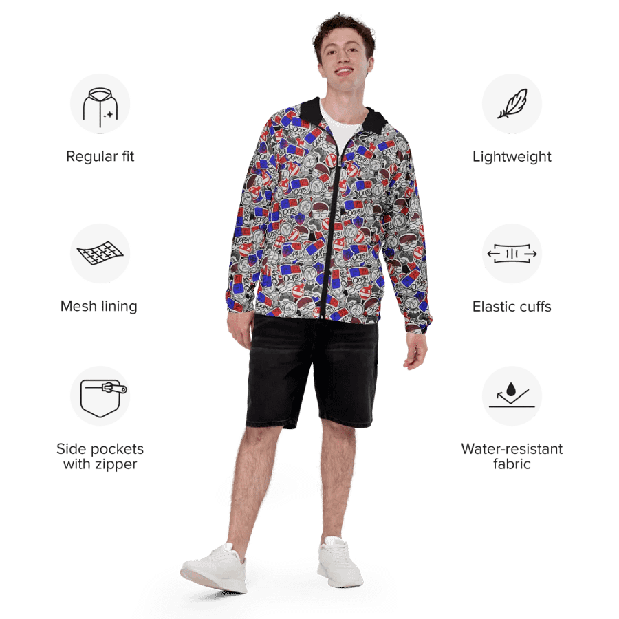 Sticker-Bomb Windbreaker product image (6)